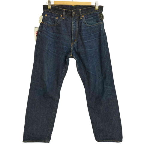 ティーシービージーンズ TCB JEANS Pre-shrunk jeans type 505 猫パッチ 赤耳 テーパードデニムパンツ メンズ