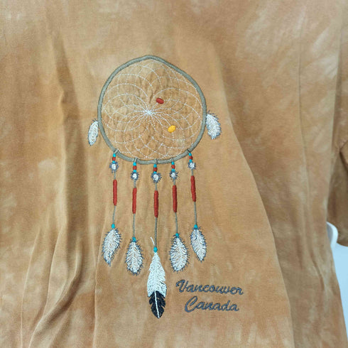MC DESIGN CANADA 刺繍デザイン タイダイS/Sカットソー メンズ import:XL