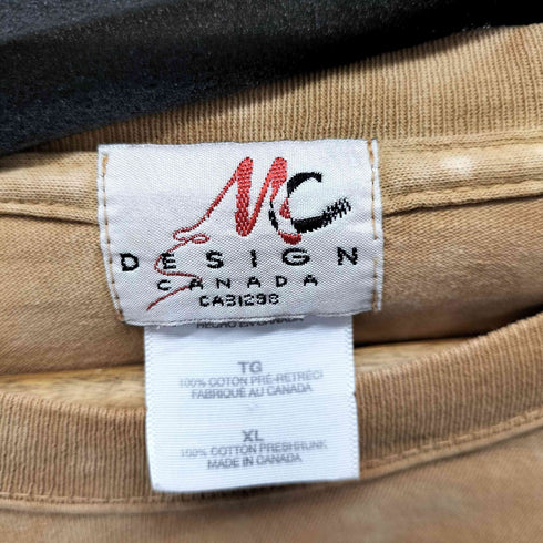 MC DESIGN CANADA 刺繍デザイン タイダイS/Sカットソー メンズ import:XL