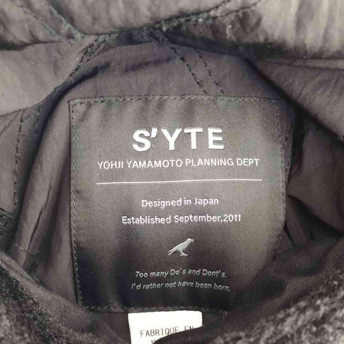 サイトバイヨウジヤマモト syte by Yohji Yamamoto REVERSIBLE QUILTED COAT メンズ JPN:3