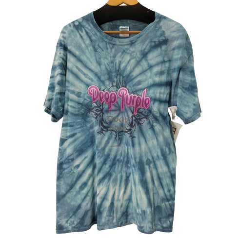 ギルダン GILDAN 2009 アーティストロゴプリントツアーTシャツ バンT タイダイ メンズ import:L