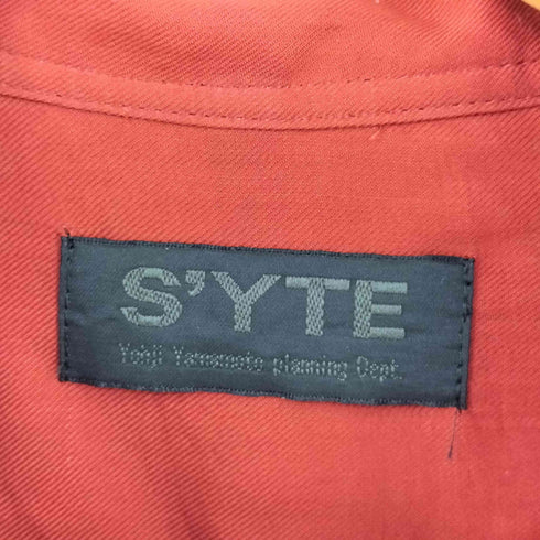 サイトバイヨウジヤマモト syte by Yohji Yamamoto リヨセル バンドカラーシャツ メンズ JPN:4