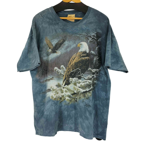 ザマウンテン the mountain 00S イーグルプリント S/S Tシャツ メンズ JPN:XL