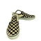 バンズ VANS SLIP ON Black/White Checker レディース JPN:23.5