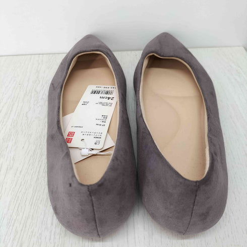 ユニクロ UNIQLO コンフィールタッチポインテッドシューズ レディース JPN:24