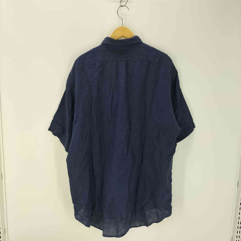 ラルフローレン RALPH LAUREN ポニー刺繍 BLAKE リネン 半袖シャツ メンズ import:XL