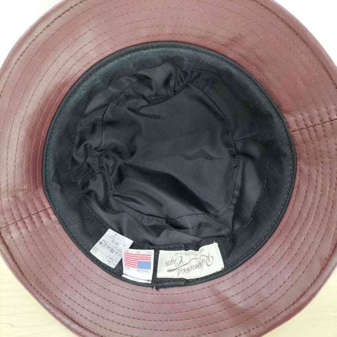 ridgewood caps USA製 牛革 レザーバケットハット メンズ