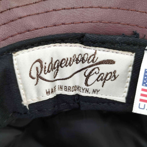 ridgewood caps USA製 牛革 レザーバケットハット メンズ