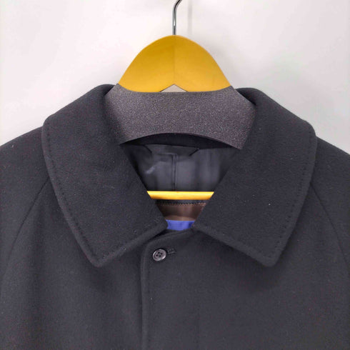 ギーブスアンドホークス GIEVES&HAWKES カシミヤ ステンカラーコート 比翼 メンズ