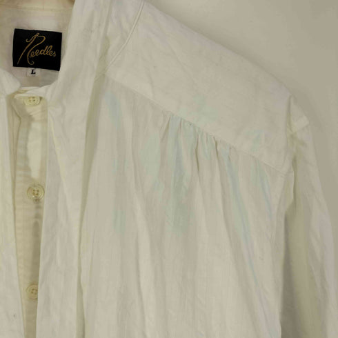 ニードルズ Needles Dobby Stripe Ascot Collar EDW Shirt ドビーストライプ アスコットカラー EDWシャツ メンズ JPN:L