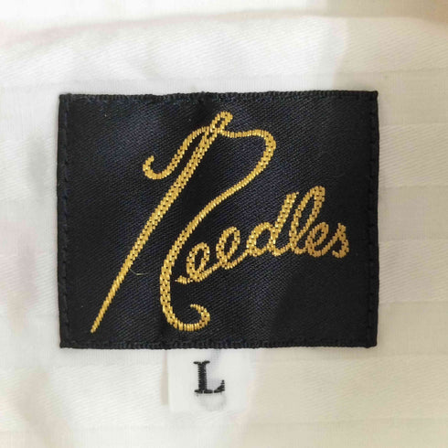 ニードルズ Needles Dobby Stripe Ascot Collar EDW Shirt ドビーストライプ アスコットカラー EDWシャツ メンズ JPN:L