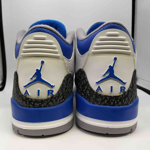 ジョーダンブランド JORDAN BRAND AIR JORDAN 3 RETRO WHITE RACER BLUE BLACK CEMENT GREY メンズ JPN:29