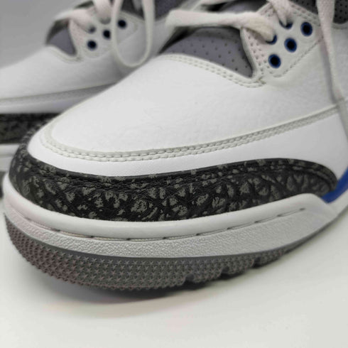 ジョーダンブランド JORDAN BRAND AIR JORDAN 3 RETRO WHITE RACER BLUE BLACK CEMENT GREY メンズ JPN:29