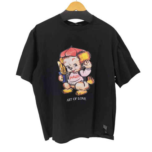 SPELLEDIT キャラクタープリント S/S クルーネック Tシャツ レディース
