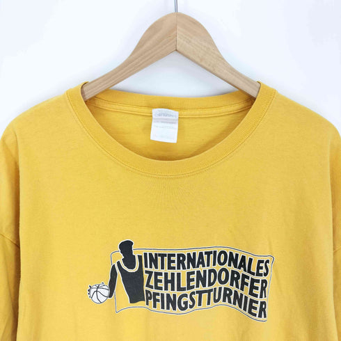 ギルダン GILDAN INTERNATIONALES ZEHLENDORFER PFINGSTTURNIER 2009 バスケット 両面プリント S/S Tシャツ メンズ import:XL