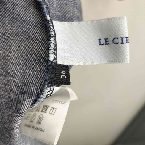 ルシェルブルー LE CIEL BLEU DenimTieredDress デニムティアードドレス レディース JPN:36