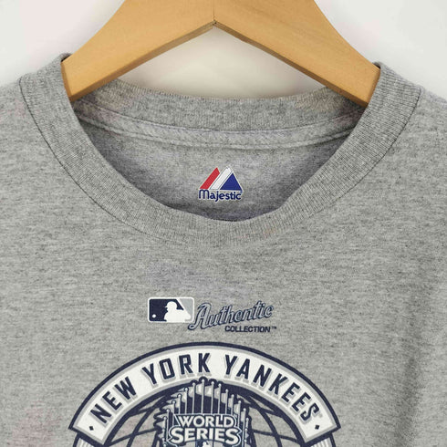 マジェスティック MAJESTIC 2009 MLB WORLD SERIES CHAMPIONSプリント Tシャツ メンズ import:M