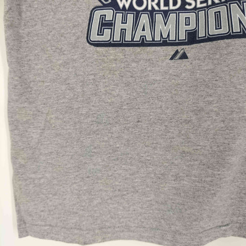 マジェスティック MAJESTIC 2009 MLB WORLD SERIES CHAMPIONSプリント Tシャツ メンズ import:M