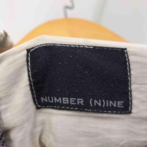 N NUMBER チェック柄 ダメージ フーデッド ネルシャツ メンズ JPN:2