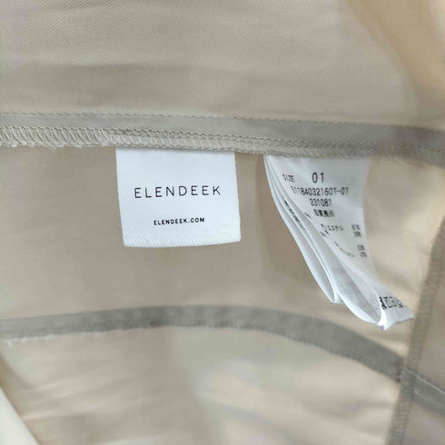 エレンディーク ELENDEEK スイッチコンビネーション 半袖ワンピース レディース JPN:1
