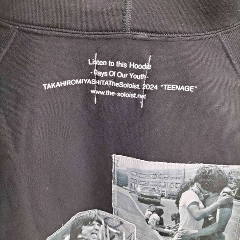 タカヒロミヤシタザソロイスト TAKAHIRO MIYASHITA The SoloIst. 24AW print hoodie. メンズ JPN:48