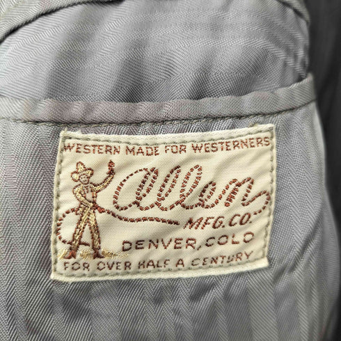 ALLEN MFG CO 60S クルミボタン ウエスタンテーラードジャケット メンズ