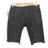 N NUMBER 04AW GIVE期 本人期 パッチワークワッペン ブラックデニムショートパンツ メンズ 3