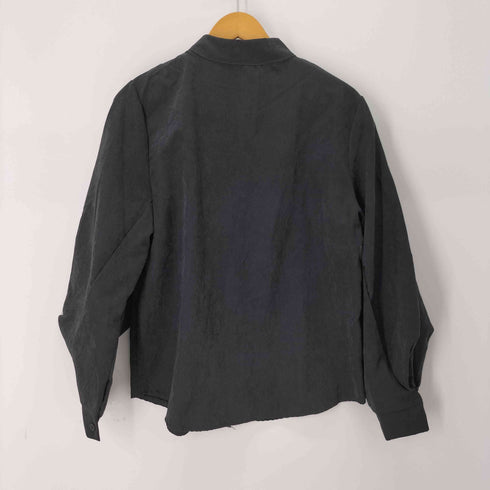 ボリュームスリーブ L/S ノーカラーシャツ レディース JPN:3