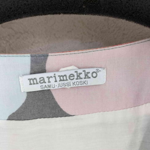 マリメッコ marimekko MADE IN ESTINIA 総柄 フロントボタンワンピース レディース DE:36
