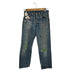 リーバイス Levis MADE IN USA ボタン裏555 リメイク加工 デニムパンツ レディース