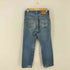 リーバイス Levis MADE IN USA ボタン裏555 リメイク加工 デニムパンツ レディース