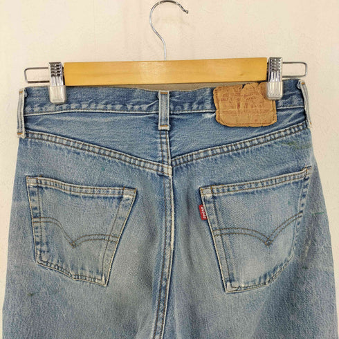 リーバイス Levis MADE IN USA ボタン裏555 リメイク加工 デニムパンツ レディース