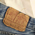 リーバイス Levis MADE IN USA ボタン裏555 リメイク加工 デニムパンツ レディース