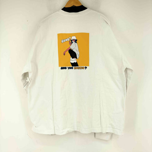 ペルーシュ Perushu バックプリント L/S Tシャツ メンズ