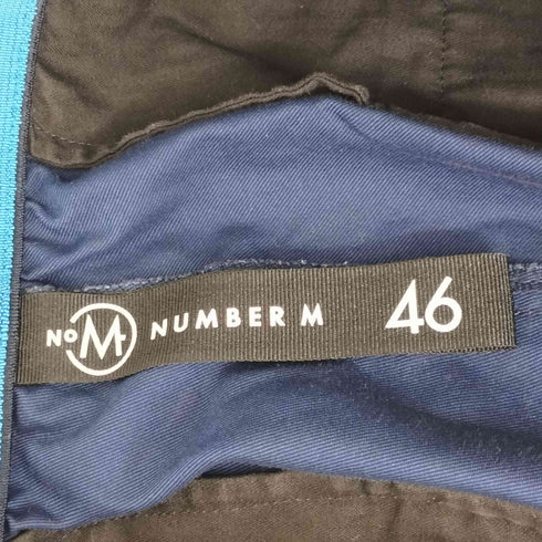 ナンバーエム NUMBER M ウエストゴム ワイドチノパンツ メンズ