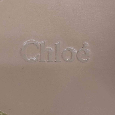 クロエ Chloe コルクソール サンダル スウェードアッパー レディース 36