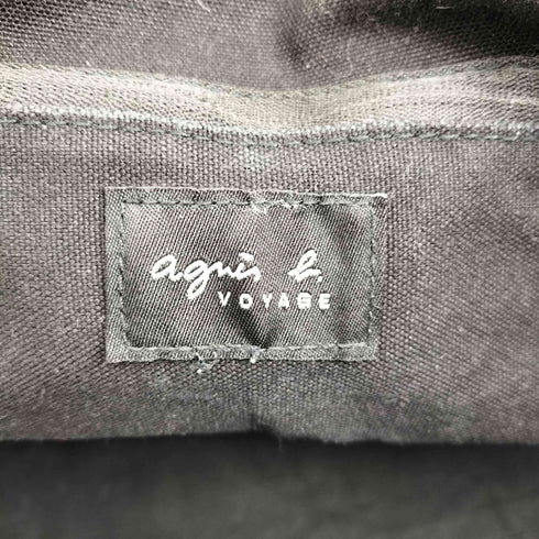 アニエスベーボヤージュ agnes b. VOYAGE ロゴ プリント キャンバス トートバック レディース