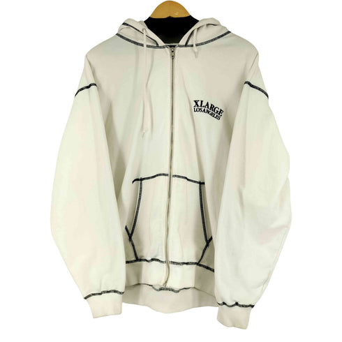 エクストララージ XLARGE CONTRAST STITCH ZIP HOODED SWEATSHIRT メンズ import:L