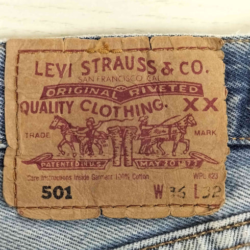 リーバイス Levis 90s ユーロ リーバイス 501 裏275刻印 ボタンフライ デニムパンツ メンズ W36 L32