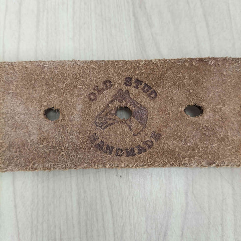 OLD STUD HANDMADE スタッズレザーベルト メンズ 36