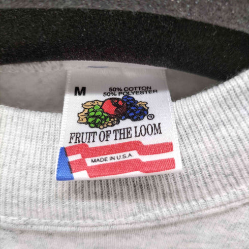フルーツオブザルーム FRUIT OF THE LOOM 90S MADE IN USA チームロゴプリントスウェット メンズ import:M