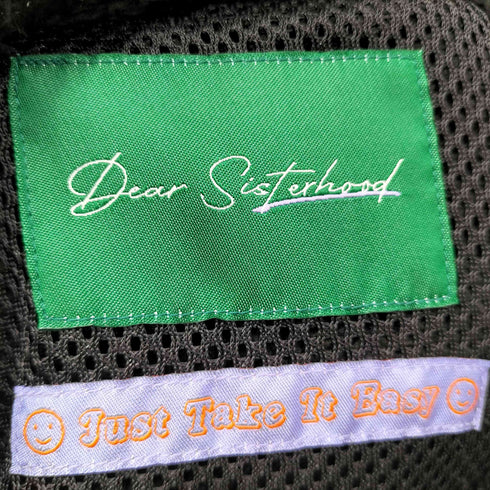 ディアシスターフッド Dear Sisterhood 花柄ワッペンフリースジャケット レディース