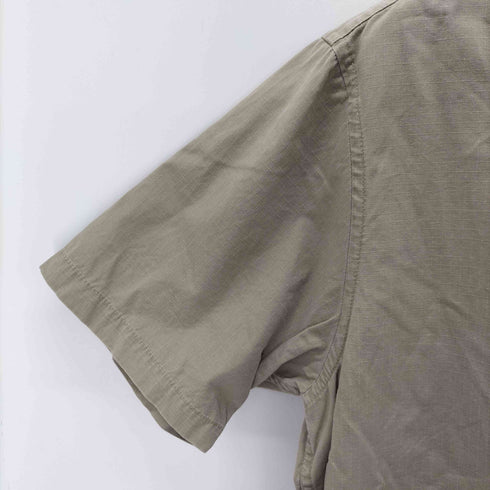 ギャップ Gap 00S old S/S フロントポケットリップストップシャツ メンズ import:M