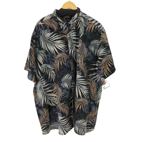 ハーバーベイ HARBOR BAY S/S アロハ柄ボタンダウンシャツ メンズ 3xl