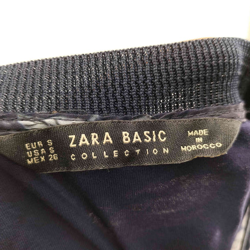 ザラ ZARA レーヨン100花柄シアートップス レディース import:S