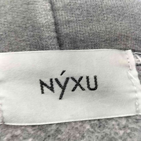 NYXU カットワークデザインプルオーバーパーカー レディース