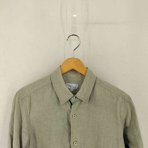 アニエスベーオム Agnes b.homme L/S リネンシャツ メンズ US:38