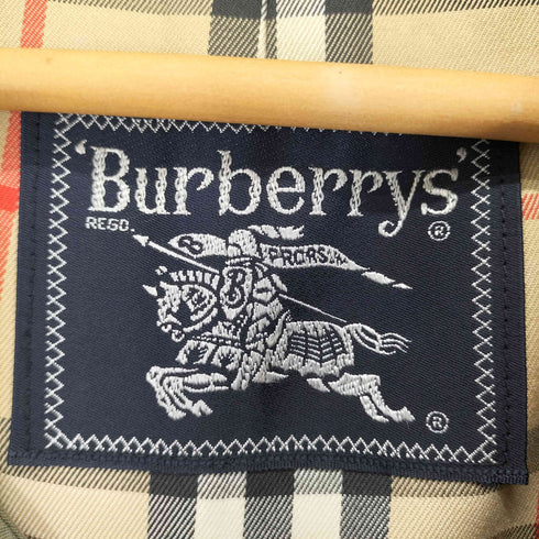 バーバリーズ BURBERRYS 玉虫 裏地ノヴァチェックステンカラーコート メンズ