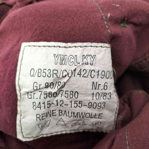 ワイエムシーエルケーワイ YMCLKY 覆刻 ドイツ軍 後染めクロップドカーゴパンツ メンズ