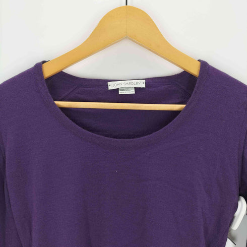 ジョンスメドレー JOHN SMEDLEY ウールラウンドネックニット レディース JPN:XS